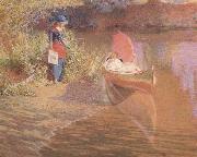 Edward john Gregory,RA.RI Marooning (mk46) Sweden oil painting artist